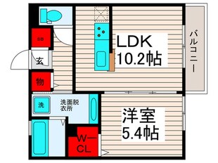 クレ－ルⅧの物件間取画像